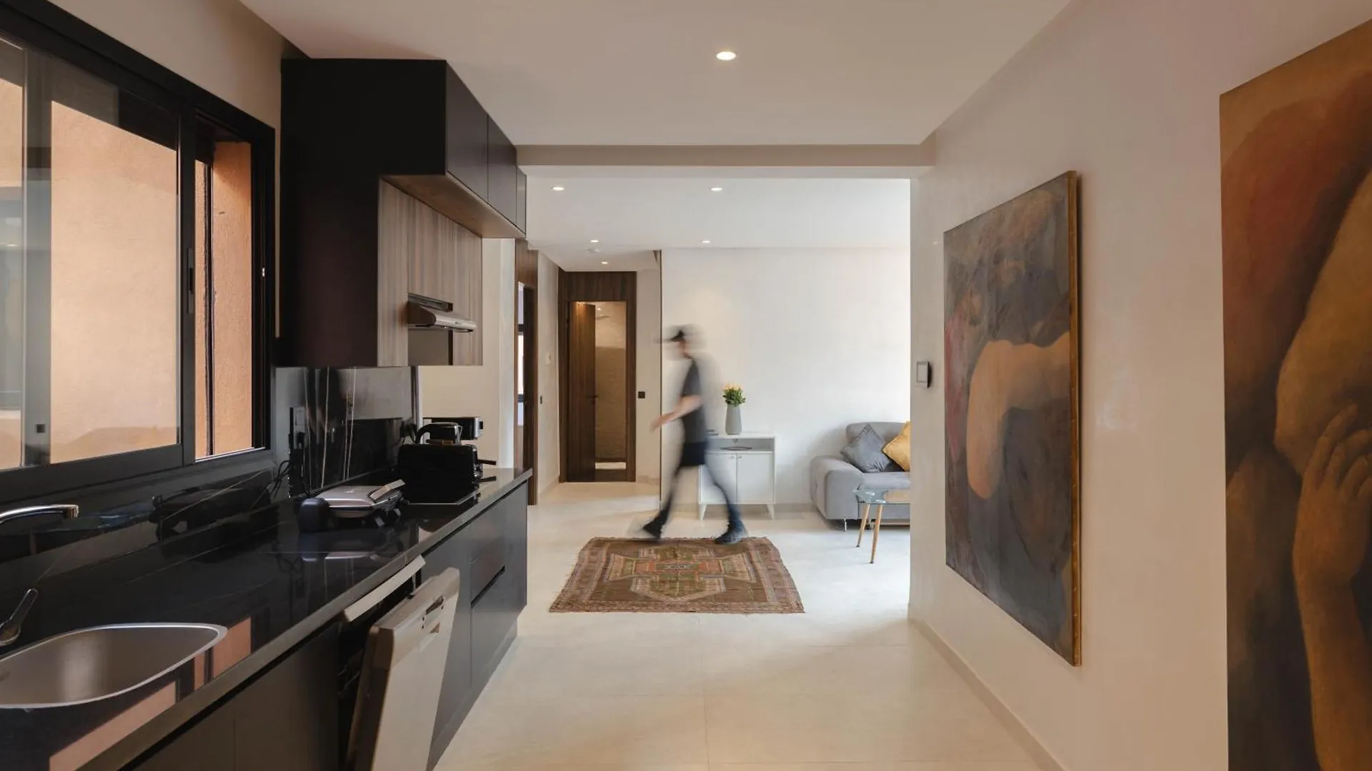 Appartement Uniquement Familial 2 Chambres Spacieux Cosy, Calme Marrakesh